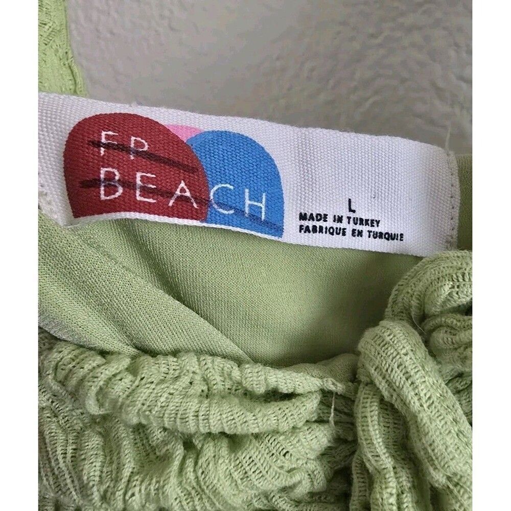 Free People Lime Green Knit Maxi Dress - Picture 3 of 9